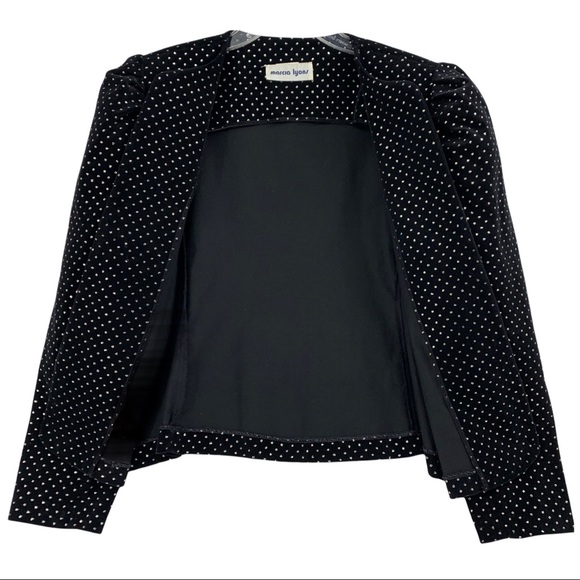 Vintage Open Front Blazer/ Jacket with Matching Bow Tie- Made in the USA - Picture 8 of 14